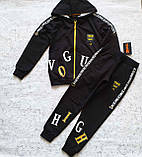 Сірий спортивний костюм на дівчаток 128,140,146,152,158 зросту Туреччина, фото 10