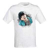 Женская футболка с принтом группы BTS 6 Push IT