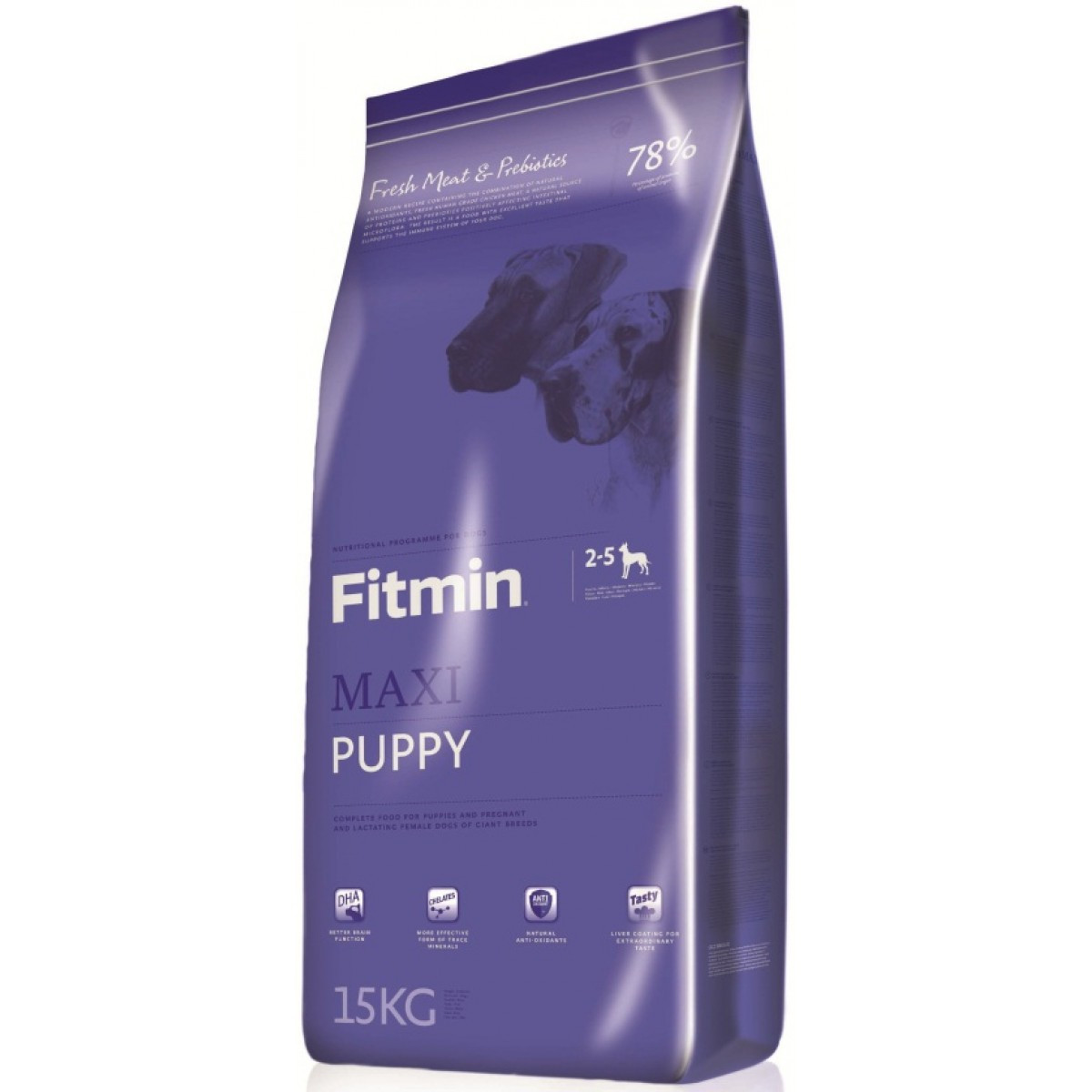 Сухий корм для цуценят великих порід від 2 до 5 місяців Fitmin Dog Maxi Puppy 15 кг