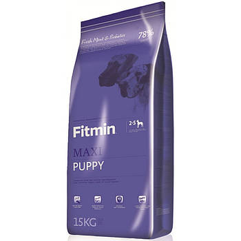 Сухий корм для цуценят великих порід від 2 до 5 місяців Fitmin Dog Maxi Puppy 15 кг