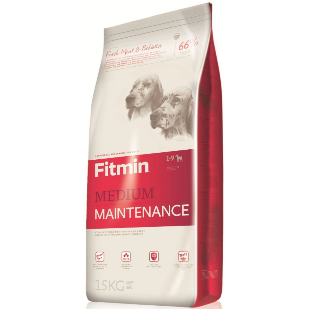 Сухий корм для собак середніх порід Fitmin Dog Medium Maintance 15 кг