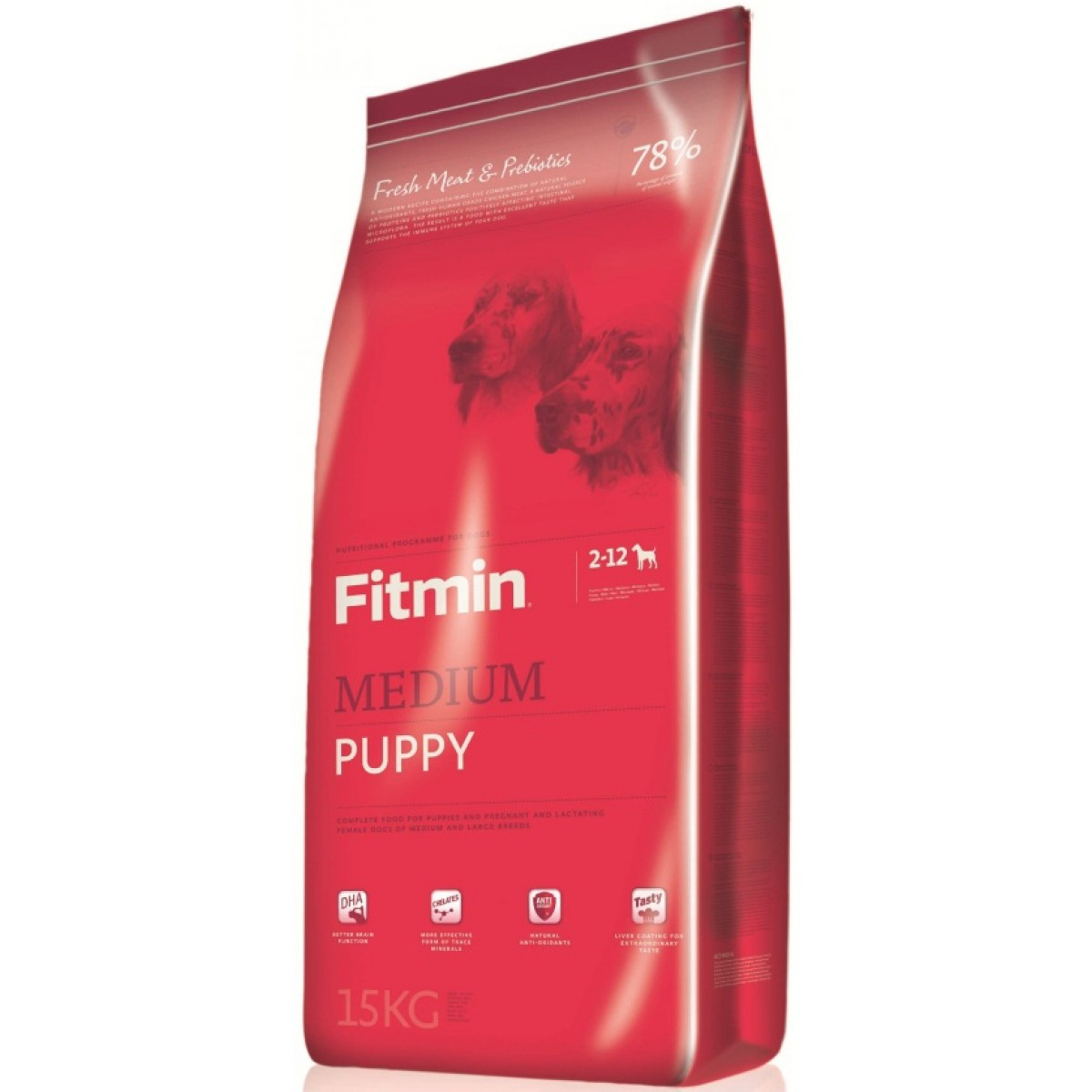 Сухий корм для цуценят середніх порід Fitmin Dog Medium Puppy 15 кг