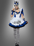Женский карнавальный костюм "Алиса в стране чудес"