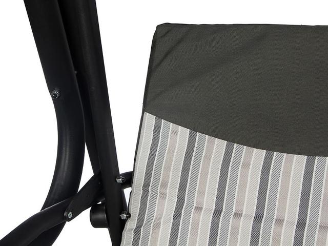 Комплект для качели BARCELONA тексилк h10см Матрац тексилк св.-тем. серые полоски, М-102, Тент тексилк серый однот., 657-497, Поролон (2) Комплект для качели BARCELONA тексилк h10см Матрац тексилк св.-тем. серые полоски, М-102, Тент тексилк серый однот., 657-497, Поролон (2)