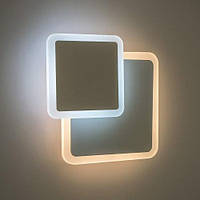 Настенно-потолочный светильник LUMINARIA GEOMETRIA SQUARE 12W S185 WHITE 220V IP44