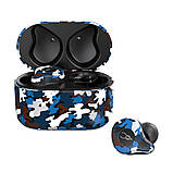 Бездротові Bluetooth-навушники Sabbat E12 Ultra Caribbean з підтримкою aptX (Чорно-синій), фото 2