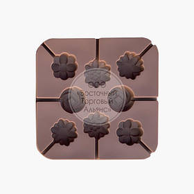 Силіконова форма — Квіти — 8 комірок