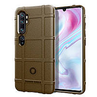 Протиударний TPU чохол Rugged Shield для Xiaomi Mi Note 10 (хакі)