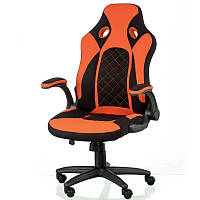 Крісло офісне Special4You Kroz black/red (E5531)
