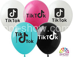 Повітряні кулі "Tik-Tok" 12" (30 см) пастель асорті В упак: 100 шт ТМ Арт «SHOW»