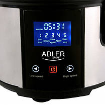 Електрична Соковижималка Adler AD 4124 з РК-дисплеєм 2000W Чорна, фото 3