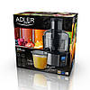 Електрична Соковижималка Adler AD 4124 з РК-дисплеєм 2000W Чорна, фото 7