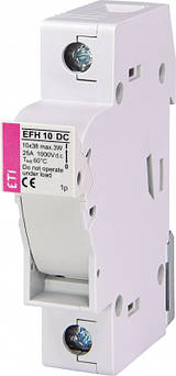 Тримач для запобіжників ETI EFH 10 1P 25A 1000V DC