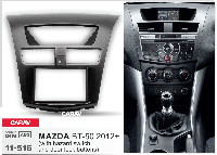 2-DIN переходная рамка MAZDA BT-50 2012+ (with hazard switch and door lock buttons), CARAV 11-516