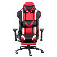 Крісло офісне Special4You ExtremeRace black/red with footrest (E4947)