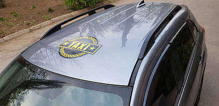 Наклейка з шашками на таксі (30х40 см, товщина 1 мм, 2 шт. в комплекті), фото 3