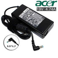 Блок питания для ноутбука Acer 19V, 4.74A, 90W, 5.5*1.7мм + кабель