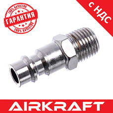 Переходник "папа" 1/4" внешняя резьба AIRKRAFT SE3-2PM (быстросъем, адаптер), фото 3