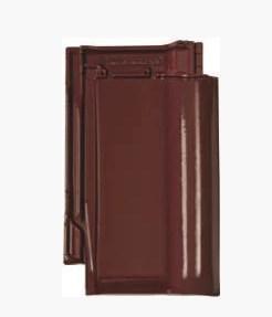 Керамічна черепиця BRAAS Рубін 13V алмазно-вишневий топ-очір, фото 1