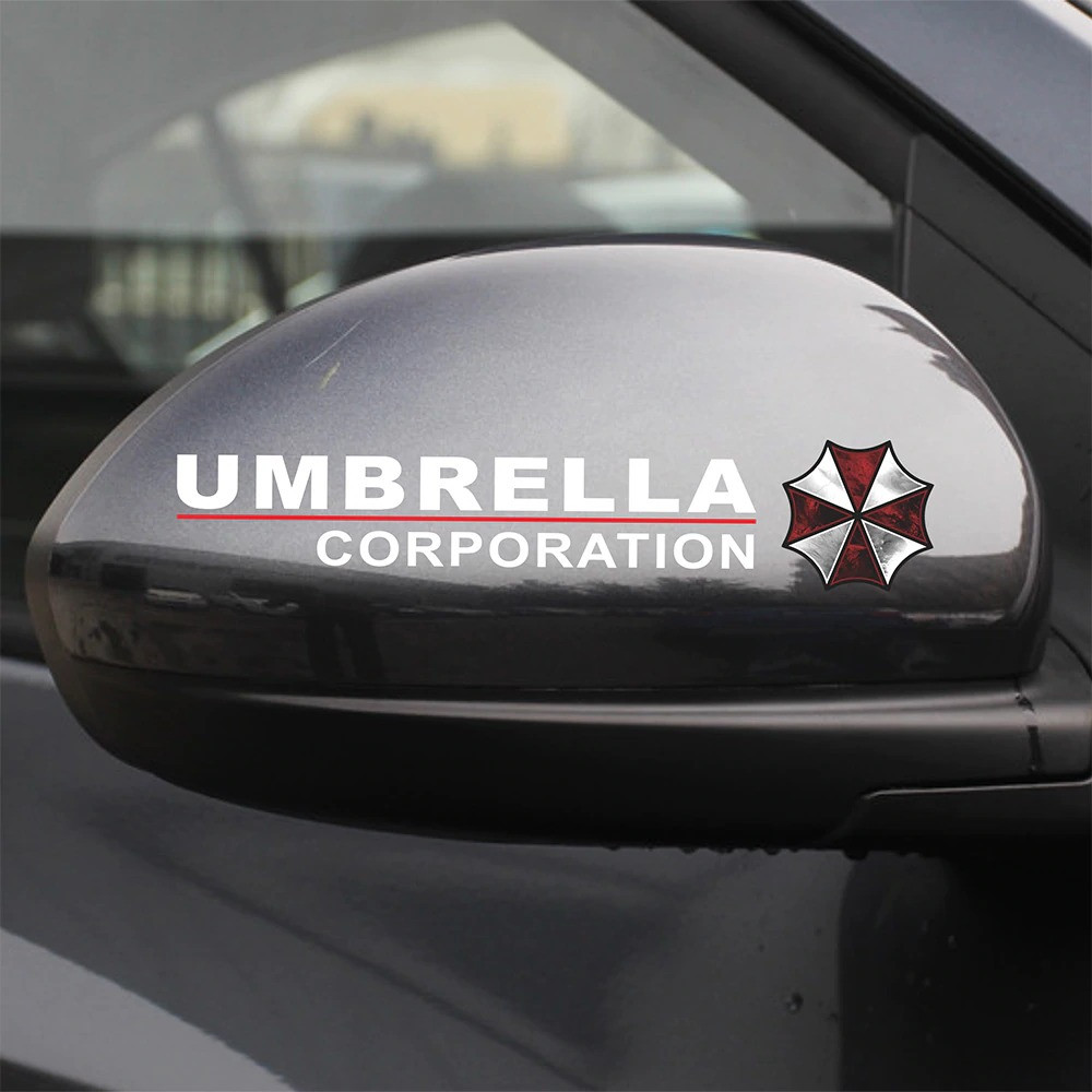 Наклейки - UMBRELLA corporation 2 штуки - Белая