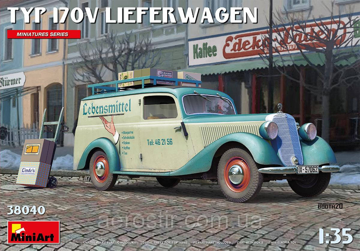 TYP 170V LIEFERWAGEN 1/35 MiniART 38040, фото 1