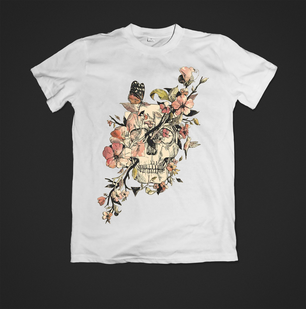 Футболка YOUstyle Skin Style 0055 S White