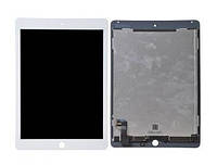 Дисплей iPad Air 2 (A1566, A1567) с сенсором (тачскрином) белый Оригинал (Тестирован)