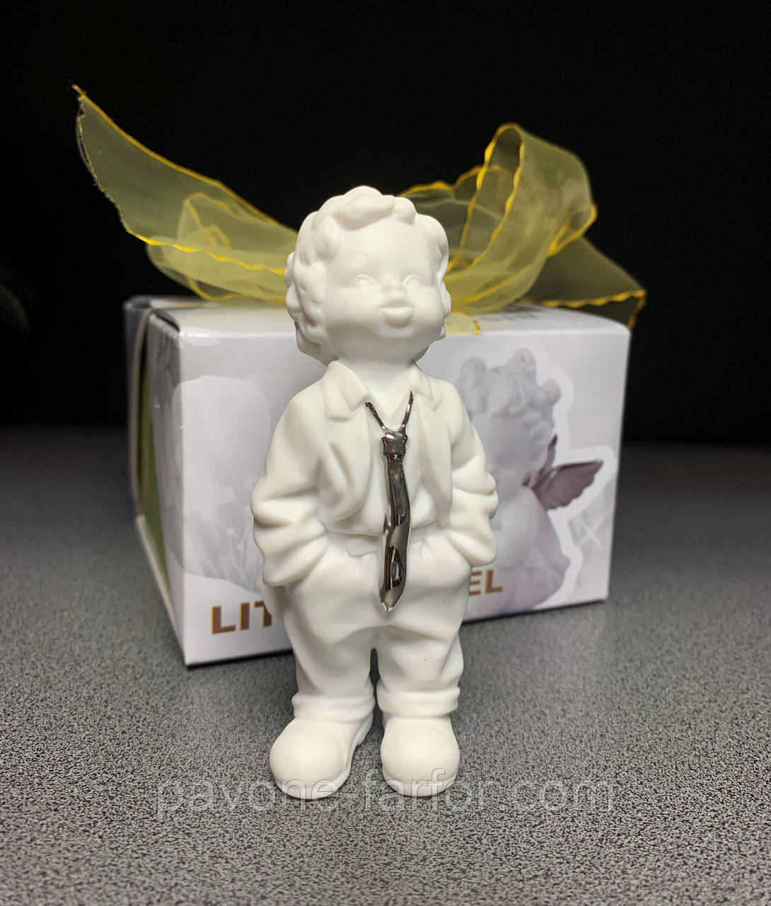 Порцелянова фігурка "Мальчик" бісквіт (Pavone) JP-48/11, фото 1