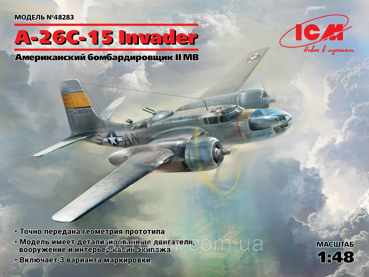 A-26С-15 Invader 1/48 ICM 48283