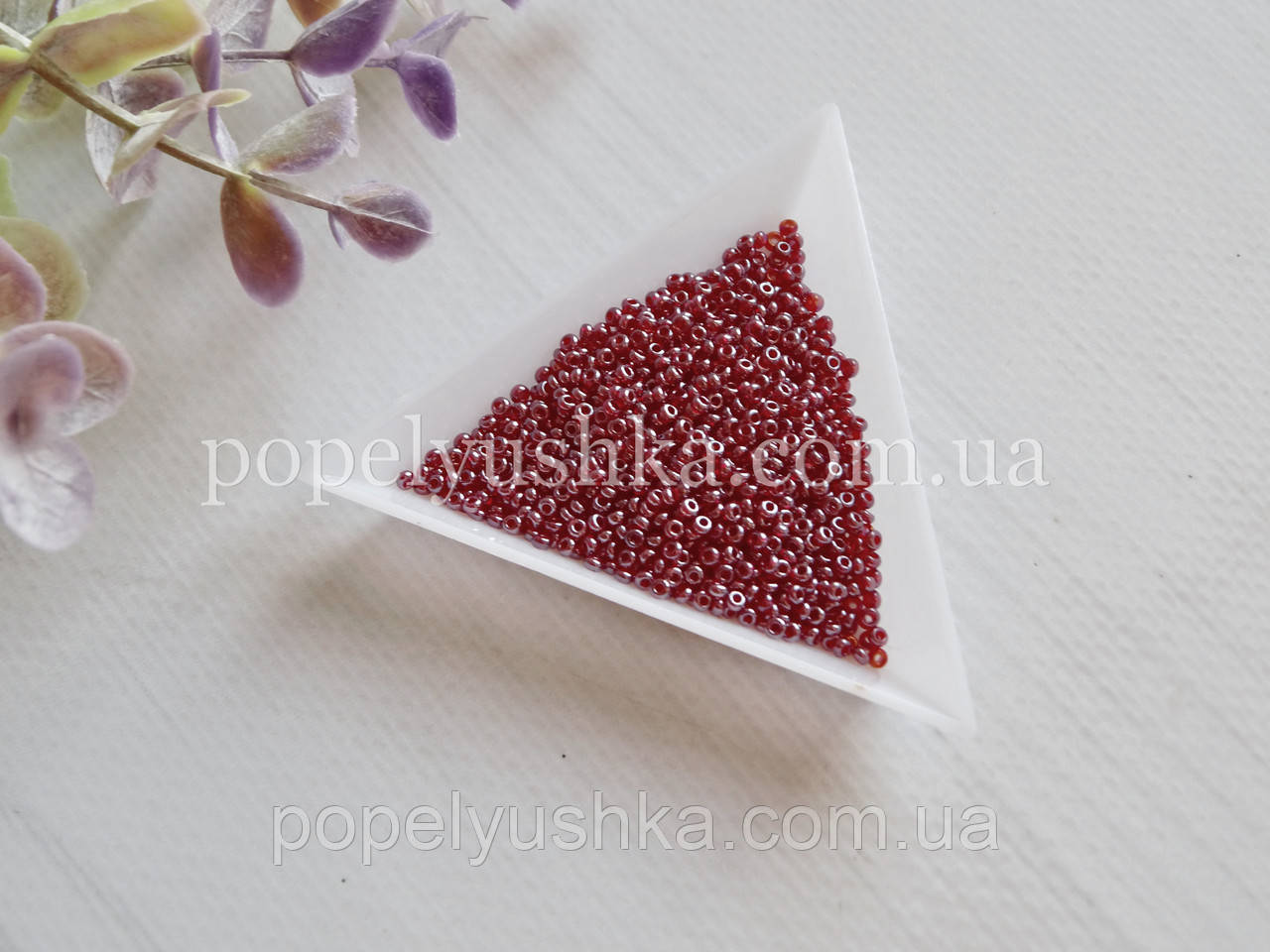 Бісер чеський темно-рожевий (10 г), фото 1