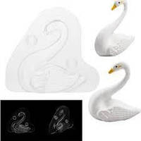Полікарбонатна форма для шоколаду Лебідь 3D 10,5 см 10,0 см