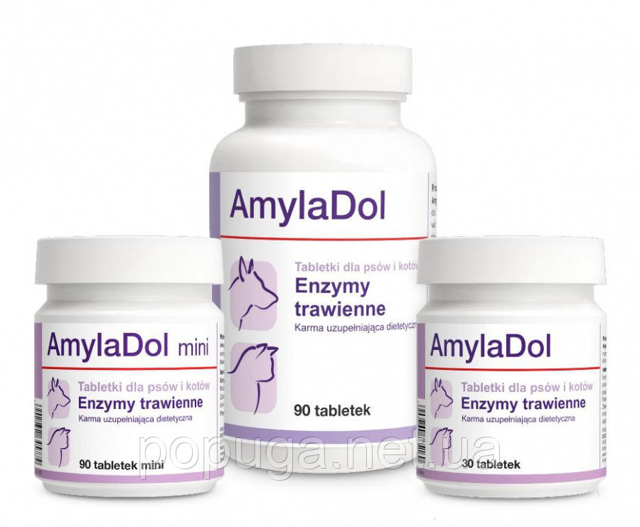 AmylaDol (Аміладол) Вітамінно-мінеральний комплекс для собак і кішок у разі порушення травлення, 30 табл.