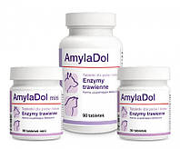 AmylaDol (Амиладол) МИНИ Витамины для собак и кошек при нарушении пищеварения, 90 мини табл.