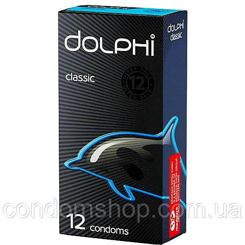 Презервативи Dolphi classic класичні #12 штук.Високий сегмент якості.