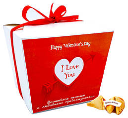 Печиво з передбаченнями з Днем Валентина