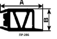 Ущільнювач дверей БАЗ А-079 Еталон, I-VAN Богдан А-091/А-092 (широкий) пр-во Україна