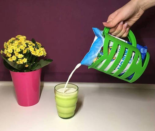 Підставка під молоко в пакеті Горизонт зелена, фото 2