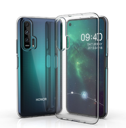 Ультратонкий чохол накладка 0.3 mm для Honor 20 прозорий, фото 4