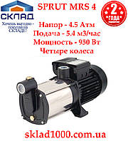 Sprut MRS 4. 950 Вт, 4.5 Атм, 5.4 м3/час. Центробежный многоступенчатый насос