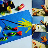 Пальчикові фарби безглютенові MALINOS Fingerfarben непроливаемые 6 кольорів, фото 4