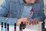Дитячий лак-олівець для нігтів Creative Nails на водній основі (2 кольори рожевий + фіолетовий), фото 6