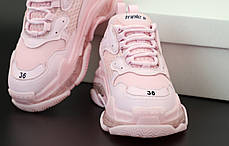 Жіночі кросівки Balenciaga Triple S Pink. ТОП Репліка ААА класу., фото 2