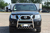 Кенгурятник высокий (защита переднего бампера) Nissan Pathfinder 2005-2013