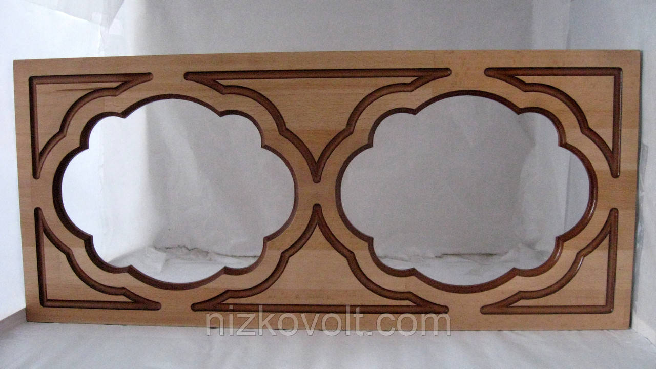 Фасад для кухні під скло коричневий (290*660*18), фото 1