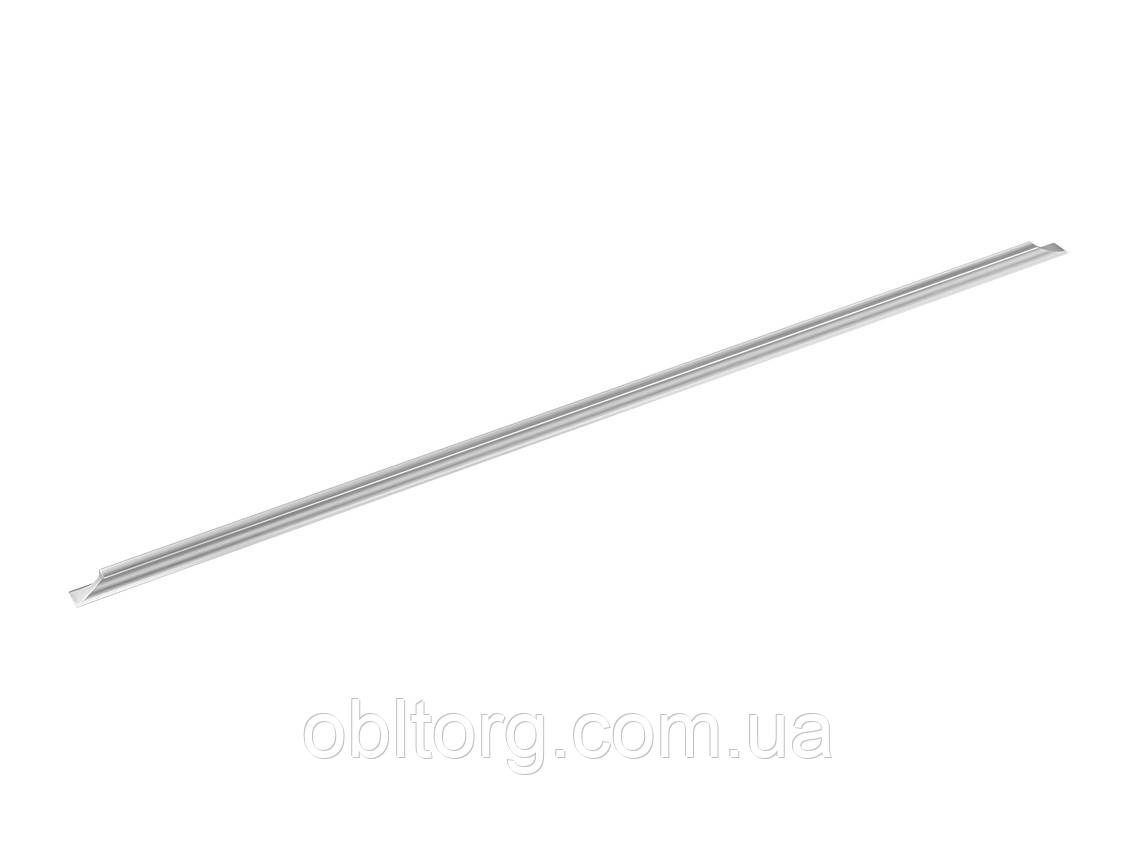 Ручка меблева профільна Virno Lines 408 нікель браш 1024, фото 1