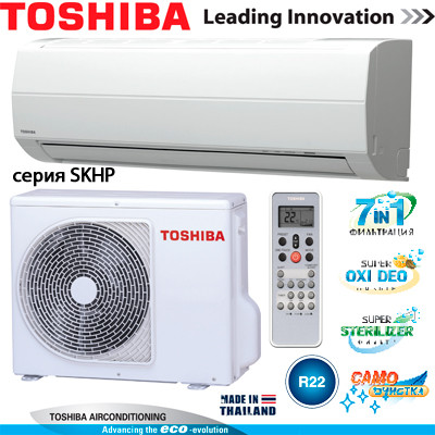 Кондиціонер Toshiba RAS-07SKHP-E/RAS-07S2AH-E, фото 1