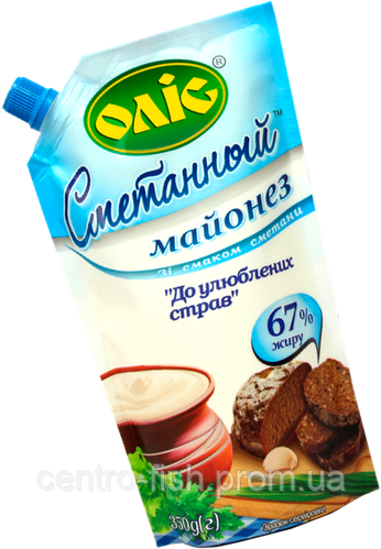 Купить Майонез сметанный 67% д/п+ш 300г олис, цена — Prom.ua (ID ...