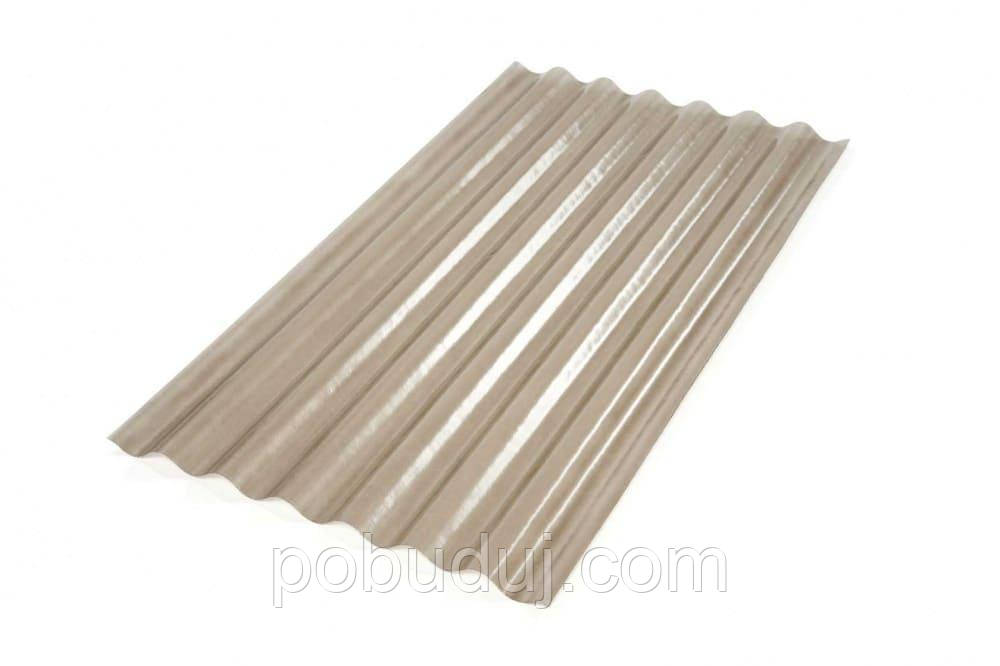 Рулонний шифер Elyplast бронза 2x10м, фото 1