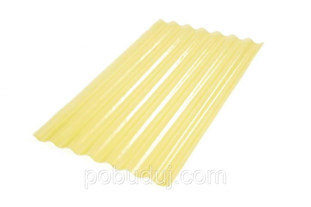 Рулонний шифер Elyplast жовтий 2x10м, фото 1