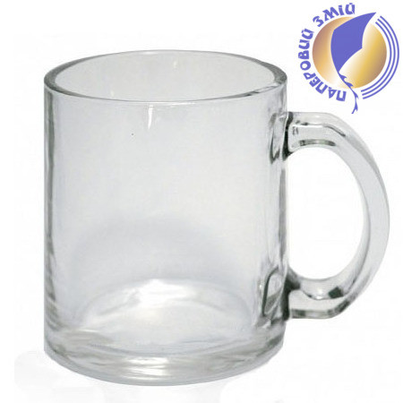 Скляна прозора кружка для сублімації, G-Mug11, фото 1